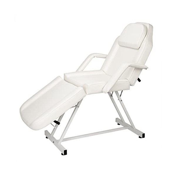 FLOYINM Beauty Salon Chair Salon Chair Barber Dual-Purpose Barber Chair Without Small Stool White