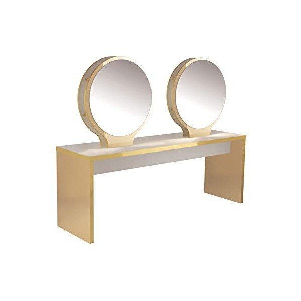 Ceriotti Miroirs pour coiffeur 4 postes Éclairage LED Rondò 4C 9848GL 