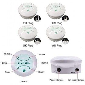 FYLZW Machine De Désintoxication De Station Thermale De Pied, All in One Detox Massage des Pieds Bain Machine Cell Cleanse, C