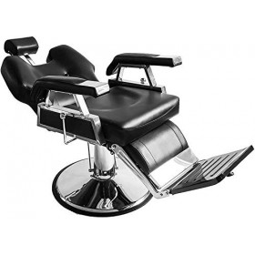 Chaise de salon vintage équipement de beauté hydraulique, chaise de barbier, chaise de barbier horizontale hydraulique, chais