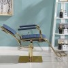 FMOGG Fauteuil Inclinable De Salon Inclinable Hydraulique Chaise De Salon De Coiffure Chaise De Coiffure Chaise Pivotante De 