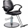 Funnylife Chaise de salon de coiffure robuste avec pompe hydraulique pour barbier et shampoing