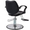 Funnylife Chaise de salon de coiffure robuste avec pompe hydraulique pour barbier et shampoing