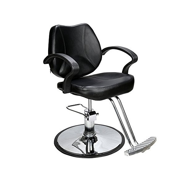 Barberpub Fauteuil de Coiffeur en Acier Taille Unique