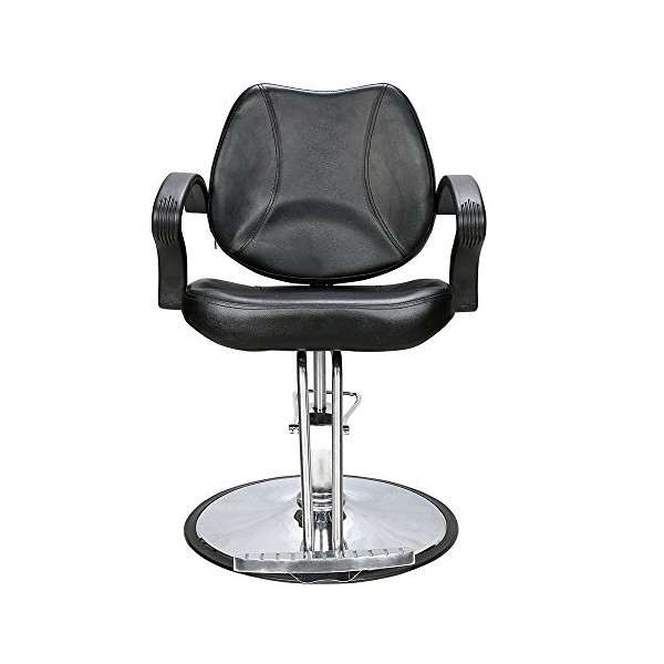 Barberpub Fauteuil de Coiffeur en Acier Taille Unique