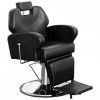 Barberpub Fauteuil de coiffure Chaise dopération Salon de coiffure 8907BK