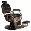 Activeshop Fauteuil de coiffeur Old Ernesto Noir