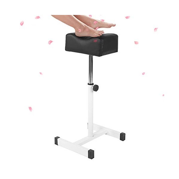 Repose-pieds en cuir pour ongles de manucure, tabouret pedicure avec support pied, repose pied pedicure tatouages ​​de physio