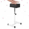 Repose-pieds en cuir pour ongles de manucure, tabouret pedicure avec support pied, repose pied pedicure tatouages ​​de physio