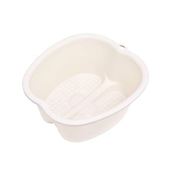 Bain De Pied Grande Bassine Plastique Cuvette Soin Des Pieds Spa Detox Massant, Bol De Lavage Des Pieds pour Traitement Spa D