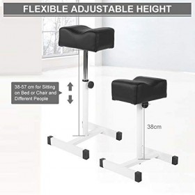 Yosoo Health Gear Repose-Pieds à Ongles de Pédicure, Tabouret de Pédicure Réglable, Repose-Pieds de Manucure Hauteur Réglable