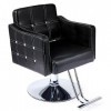 CO-Z Chaise pour Coiffeur, Fauteuil de Coiffure, Fauteuil pour Salon de Coiffure avec Faux Cristal