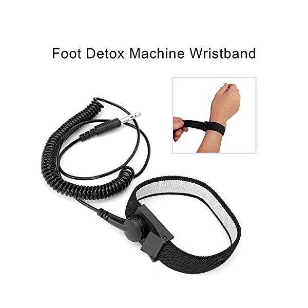 Bracelet de Machine de Désintoxication des Pieds, Bracelet pour Bain de Pieds Ionique Spa B Plug, Accessoires de Dragonne de 