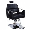 Barberpub Fauteuil de coiffure Chaise dopération Salon de coiffure 3126BK