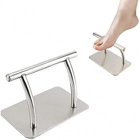 Repose-pieds mobile en acier inoxydable, Repose-Pieds De Coiffure, Repose Pied Pieds Coiffeur, pour coiffure, tatouage, salon