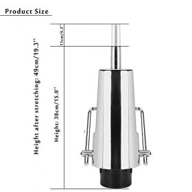 OUKANING Le Salon de Coiffeur réglable préside la Pompe hydraulique de Trou de la Pompe 4 de Chaise 440 Livres