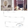 Restokki Le Miroir de courtoisie Allume Le Miroir de courtoisie LED Allume la Coiffeuse Bricolage Dimmable Maquillage Miroir 