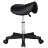 Abician Tabouret Roulettes Professionnel PU Tabouret Ergonomique Selle De Cheval Anti Mal De Dos à Roulettes Pivotantes Haute