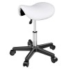 Abician Tabouret Roulettes Professionnel PU Tabouret Ergonomique Selle De Cheval Anti Mal De Dos à Roulettes Pivotantes Haute