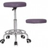 MASSAGE IMPERIAL® Rio Tabouret Pivotant pour Soins De Beauté - 5 Roues - Hauteur Réglable Jusquà 60 Cm - Violet