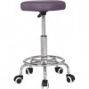 MASSAGE IMPERIAL® Rio Tabouret Pivotant pour Soins De Beauté - 5 Roues - Hauteur Réglable Jusquà 60 Cm - Violet