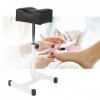 Pedicure Nail Footrest, Repose-Pieds Soins des Pieds Pedicure Nail Stool Station Manucure Tattoo Repose-Pieds Hauteur Réglabl