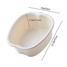 Walaka Grand Pédiluve Bain de Pieds,Bassin Spa Pieds Baignoire,Tremper les Pieds Seau,Seau Tremper Pieds en Plastique épais e