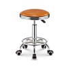 Tabouret sur roulettes Rond Hydraulique Réglable Chaise de Salon Roulant Tabouret Pivotant Réglable Tabouret Roulant Couleur