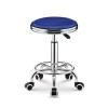 Tabouret sur roulettes Rond Hydraulique Réglable Chaise de Salon Roulant Tabouret Pivotant Réglable Tabouret Roulant Couleur