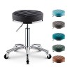 MAIDEHAO Tabouret Pouf Tabouret de beauté Tabouret pivotant réglable en Cuir PU pour hôpital de Bureau à Domicile Tabouret Co