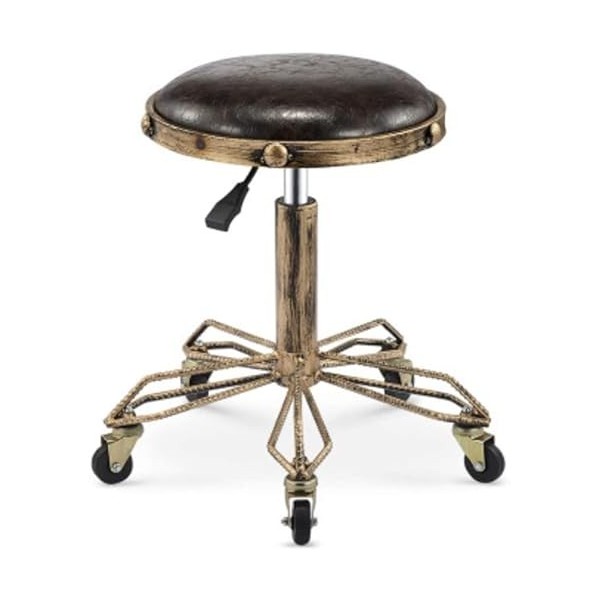 Tabourets roulants Tabouret sur roulettes Chaise rotative Salon de manucure Chaise de barbier Banc de Travail antidéflagrant 