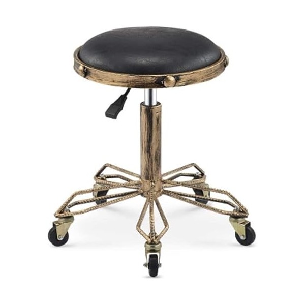 Tabourets roulants Tabouret sur roulettes Chaise rotative Salon de manucure Chaise de barbier Banc de Travail antidéflagrant 