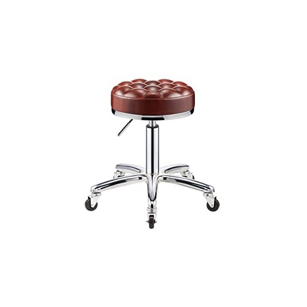 VEMMIO HXF- Tabine de Coiffure Tabouret Barber Shop Chaise Poulie Manucure Beauté Salon Salon Beauté Tabouret Rotating Squift