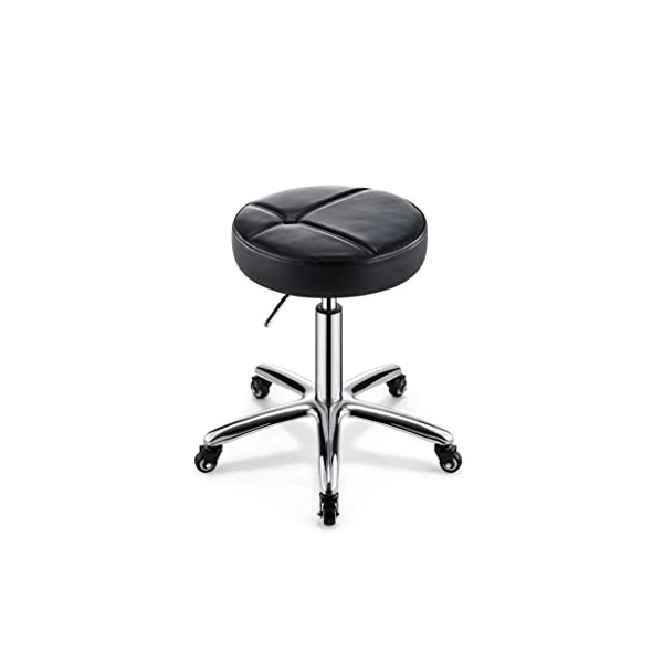 VEMMIO HXF- Grand Tabouret Rotant Salon à Ongles Taber Barber Shop Tabouret Tabouret Beauté Tabouret Poulie Salon de beauté S