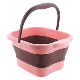 Bain De Pieds Pliable Massage, Bassine Pied Avec Poignée De Transport, Grand Portable Bassin De Bain De Pieds Foot Spa Pour R