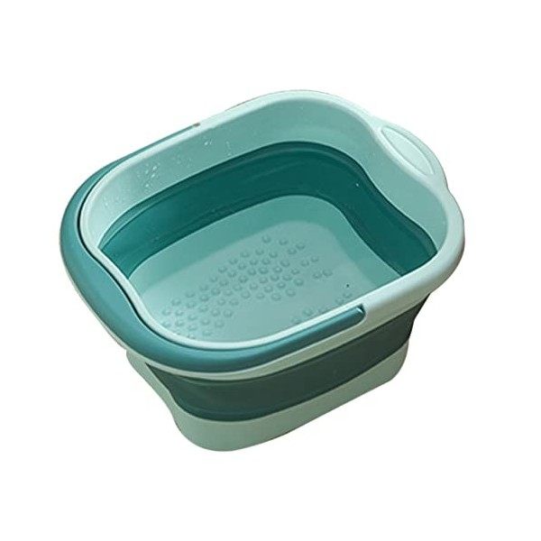 Bain De Pieds Pliable Massage, Bassine Pied Avec Poignée De Transport, Grand Portable Bassin De Bain De Pieds Foot Spa Pour R