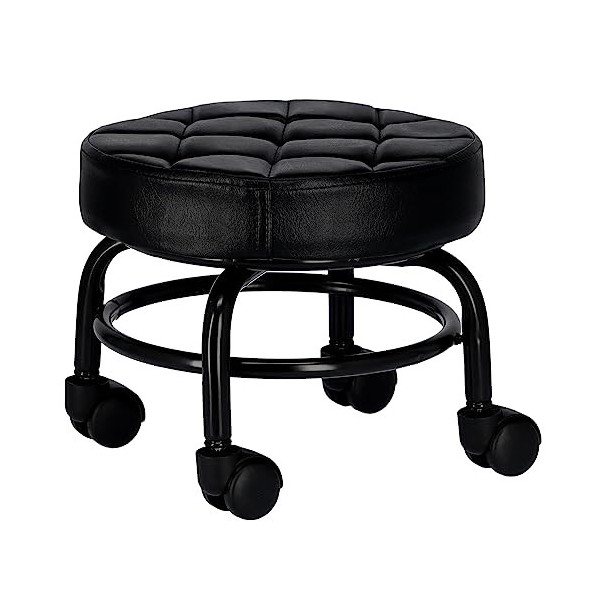 TABOURET COSMETIQUE OR AM-961 NOIR