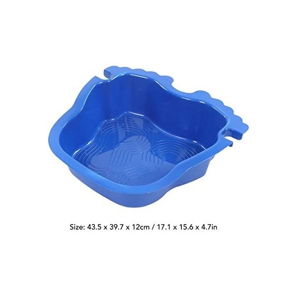 TOPINCN Bassin de Bain de Trempage des Pieds en Plastique Grande Taille Portable Baignoire de Trempage des Pieds Bain de Pied