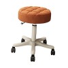 Qianly Tabourets de Massage de Bureau de Travail Tabouret de Bar avec roulettes Épaisseur de Coussin de 4,5 cm Tabouret Spa p