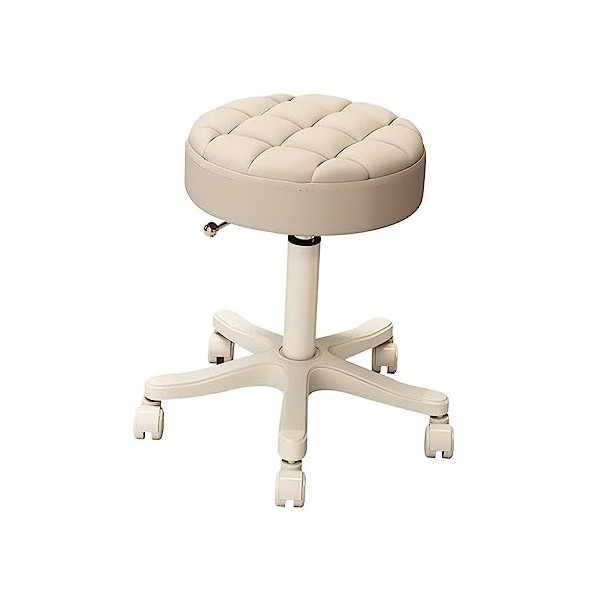 Qianly Tabourets de Massage de Bureau de Travail Tabouret de Bar avec roulettes Épaisseur de Coussin de 4,5 cm Tabouret Spa p