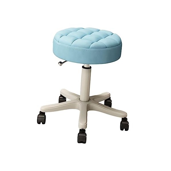 Qianly Tabourets de Massage de Bureau de Travail Tabouret de Bar avec roulettes Épaisseur de Coussin de 4,5 cm Tabouret Spa p