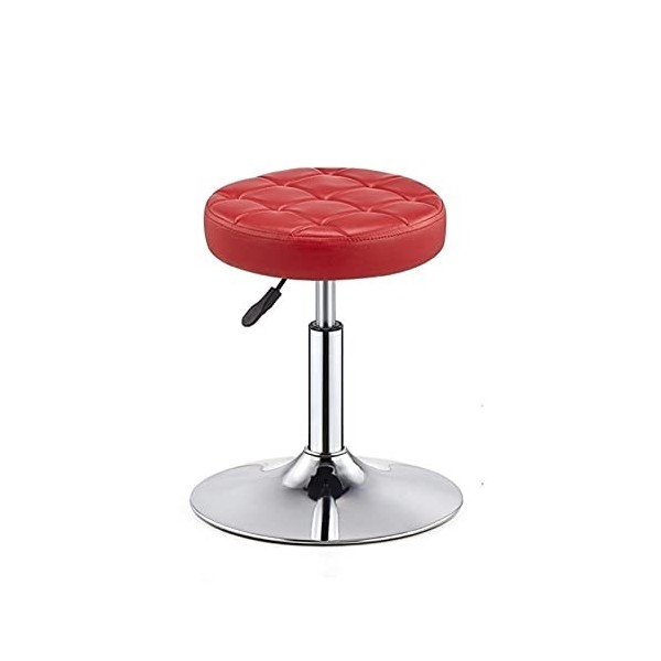 Adnevt Tabouret de barbier Tabouret Coiffé Rond, Tabouret De Travail De Coiffure Peut être Surélevé Et Abaissé des Tabouret D