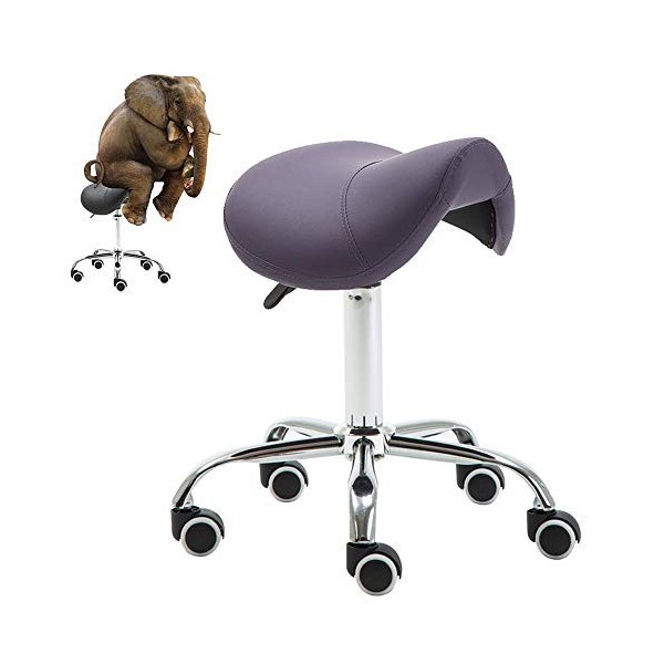 Chaise de Tabouret de Massage de Selle, Ascenseur beauté thérapie Hauteur réglable Salon pivotant manucure Tatouage tabourets