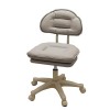 Tabouret pivotant avec dossier et 5 roulettes, chaise de dessin en cuir PU réglable en hauteur pour thérapeute Spa Coiffure M