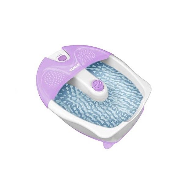 Conair FB3 Baignoire pour pieds hydromassante Violet Blanc