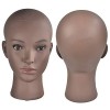 ERSIMAN Maquillage Chauve Tête de Formation Cosmétologie Mannequin Mannequin Tête pour Perruques Fabrication et Affichage ave