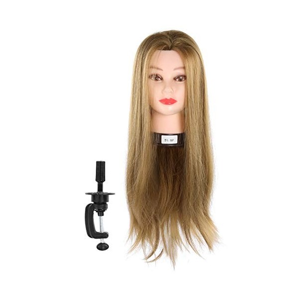 Tête de mannequin, maquillage formation de coiffeur tête de cosméto