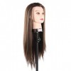 Tête dentraînement, tête de mannequin Vivid 65 cm naturel moelleux pour salon