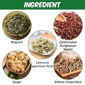 Wormwood Foot Bath Bag,Foot Soaking Chinese Medicine Bag, Womens Foot Bath Powder Bag Dispelling Dampness-20pc