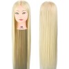 Neverland Tête dentraînement professionnelle 76,2 cm Cheveux 100 % fibre synthétique